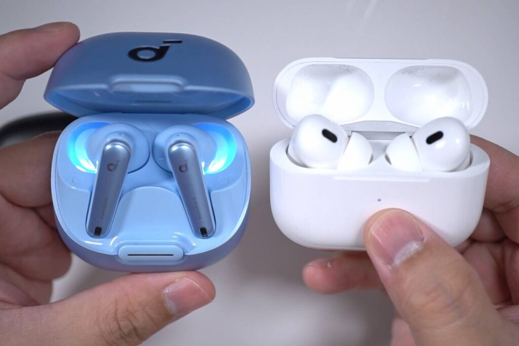 مقایسه انکر لیبرتی 4 پرو با airpod Pro 2 و galaxy buds 3 Pro