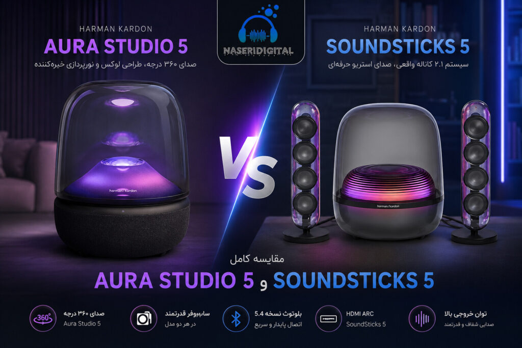 SoundSticks 5 یا Aura Studio 5